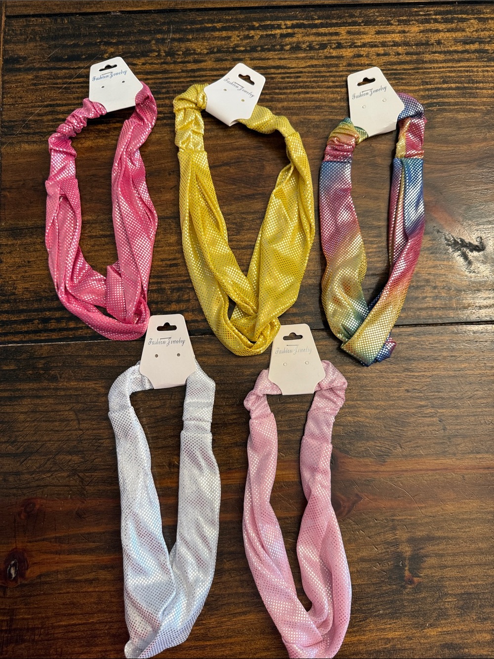 Fashion Jewelry Shimmery Twist Headbands: Variety Available (OS)